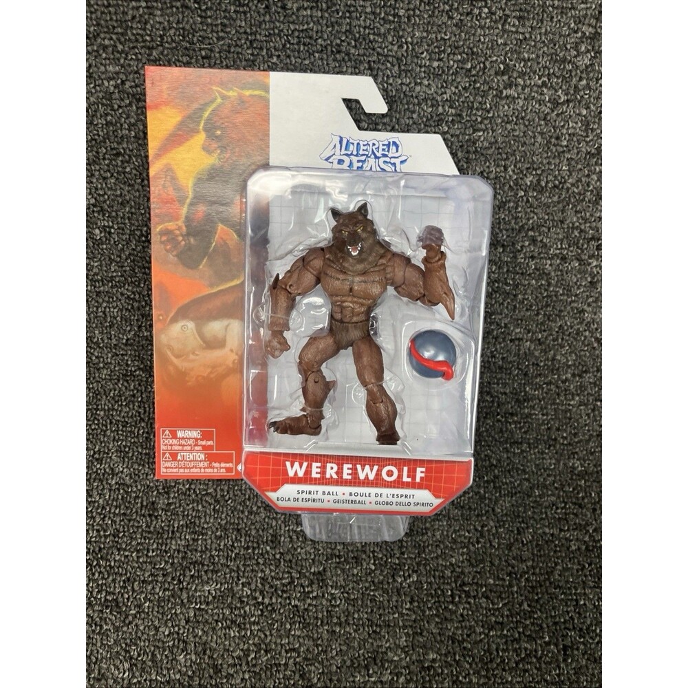 JAKKS Pacific Altered Beast Werewolf with Spirit Ball 4” Action Figure New